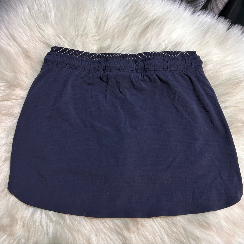 #0235 Athleta Navy Blue Creat Skort with Drawstring Think Waistband-8 - Picture 2 of 5